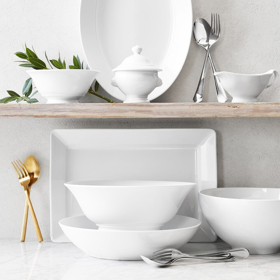 Pillivuyt Oval Porcelain Serving Platters Williams Sonoma Australia